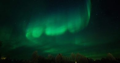 Auroras boreales desde Finlandia