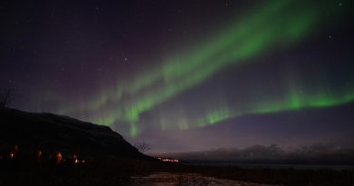 Auroras boreales desde Suecia