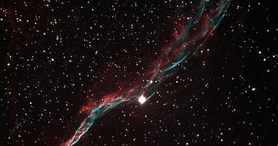 Imagen de la Nebulosa del Velo tomada el 19 de noviembre de 2016