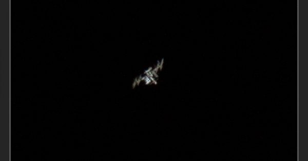 Imagen de la Estación Espacial Internacional desde Australia