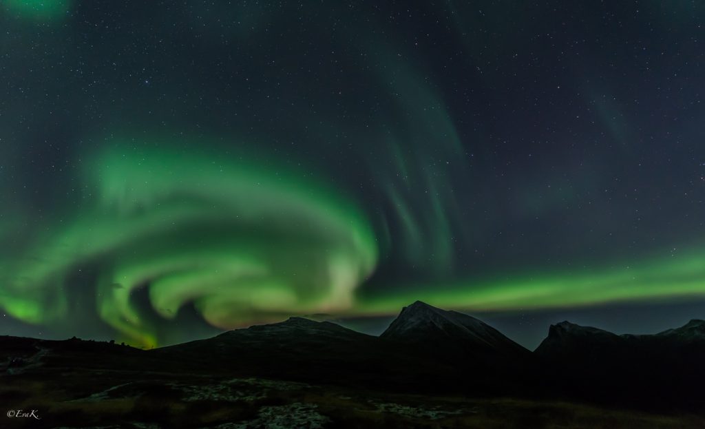 Auroras boreales desde Tromsø, Noruega