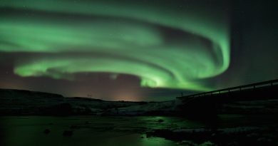 Auroras boreales desde Islandia