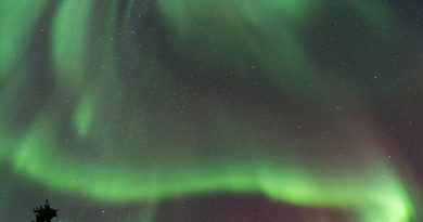 Auroras boreales desde Alaska, Estados Unidos