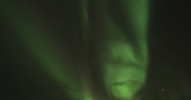 Auroras boreales desde el Yukón, Canadá