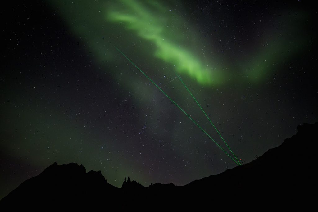 Auroras boreales desde la isla de Andøya, Noruega