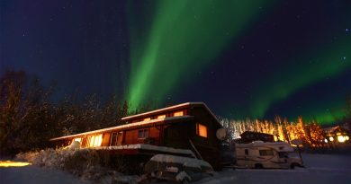 Auroras boreales desde Alaska, Estados Unidos