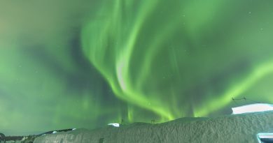 Auroras boreales desde Kiruna, Suecia