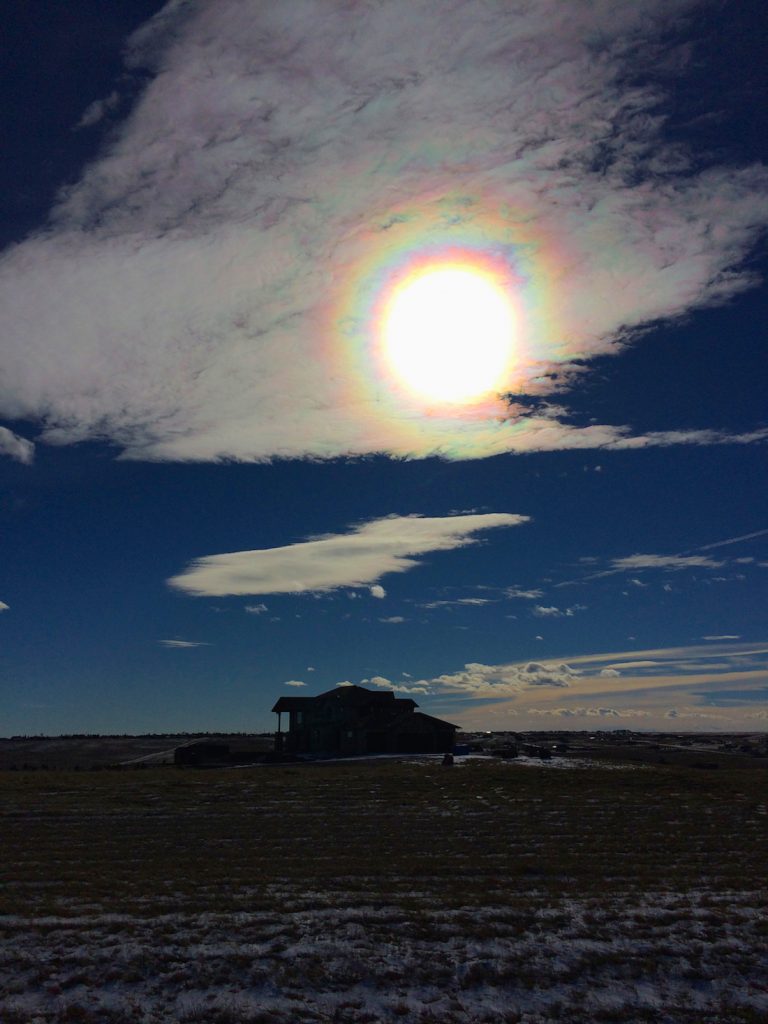 Imagen de una corona solar desde Wyoming, Estados Unidos