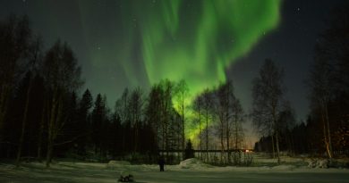 Auroras boreales desde Luleå (Suecia)