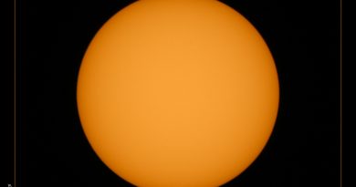 Foto del Sol tomada el 31 de diciembre de 2016