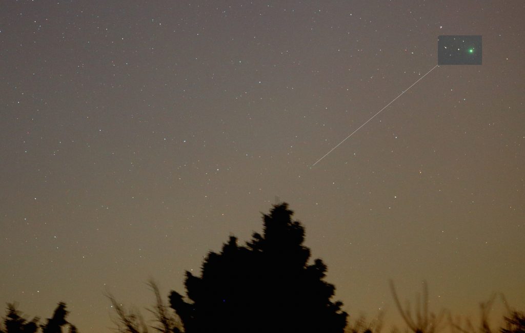 Foto del Cometa 45P/Honda–Mrkos–Pajdušáková (19-diciembre-2016)