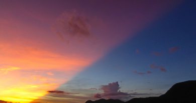 Venus al atardecer desde Zimbabue