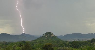 Tormenta eléctrica desde Zimbabue