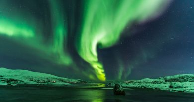 Auroras boreales desde Tromsø, Noruega