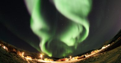 Auroras boreales desde Tromsø, Noruega