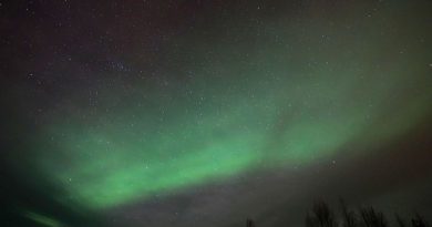 Auroras boreales desde Salla, Finlandia