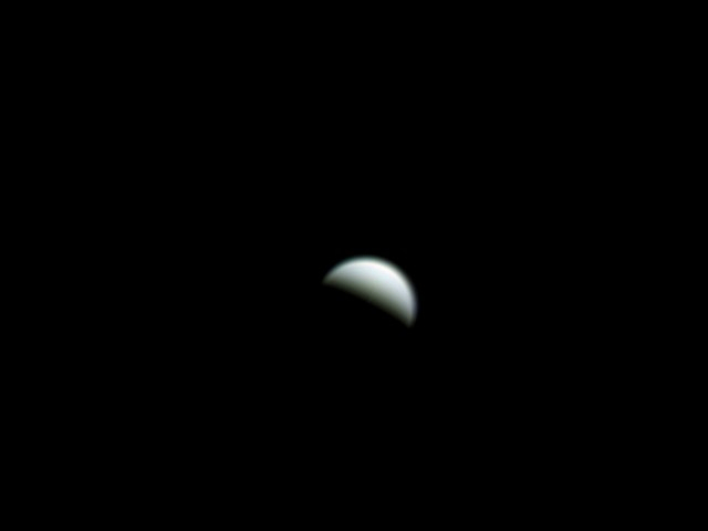 Fotografía de Venus tomada el 24 de enero de 2017
