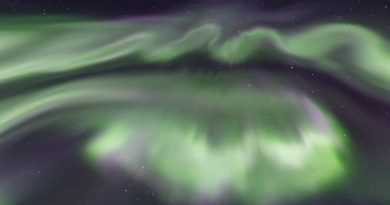 Auroras boreales desde el norte de Suecia