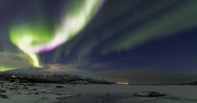 Auroras boreales desde Abisko, Suecia