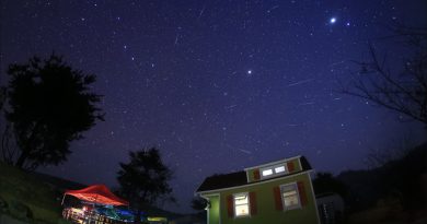 Imagen de cuadrántidas desde Xinfeng, China