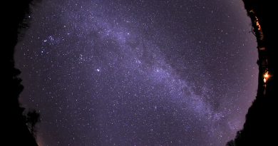 Foto de la Vía Láctea desde Eslovaquia