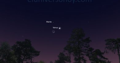 Esta noche se podrá ver la conjunción de la Luna, Venus y Marte