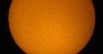 Foto del Sol tomada el 20 de febrero de 2017