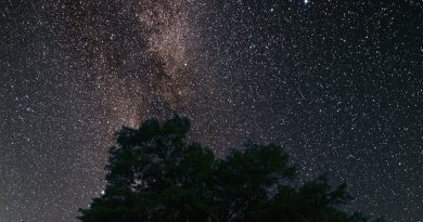 La Vía Láctea desde Ulič, Eslovaquia