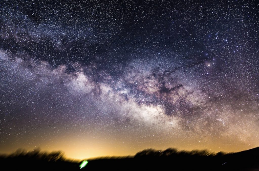 La Vía Láctea desde Arkansas, Estados Unidos