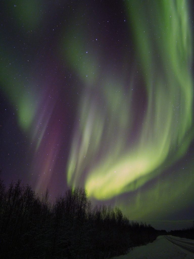 Auroras boreales desde Vittangi, Suecia