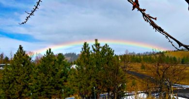 Arcoíris desde Idaho, Estados Unidos