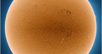 Imagen del Sol en H-alfa (26-febrero-2017)