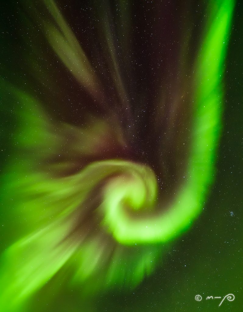 Auroras boreales desde el norte de Finlandia