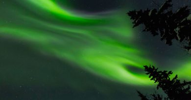 Auroras boreales desde Alaska, Estados Unidos