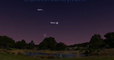 Esta noche se podrá ver la conjunción de la Luna y Venus