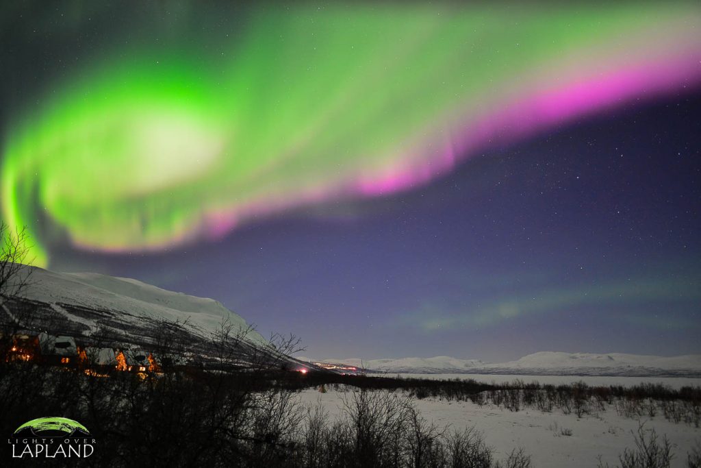 Auroras boreales desde Norrbotten, Suecia