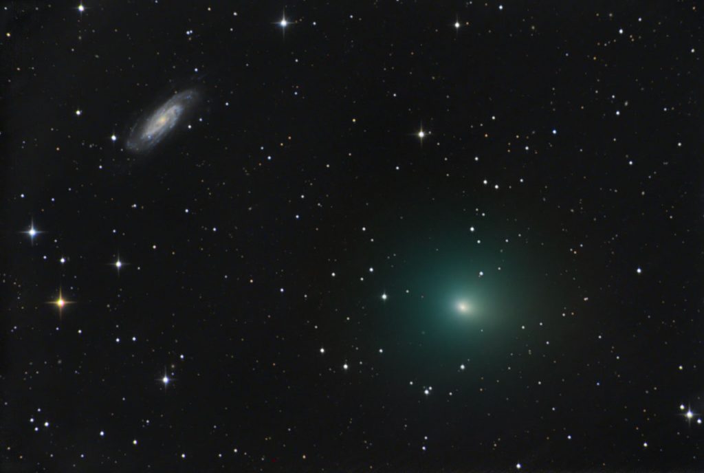 El Cometa 41P/Tuttle-Giacobini-Kresak y la galaxia NGC 3198