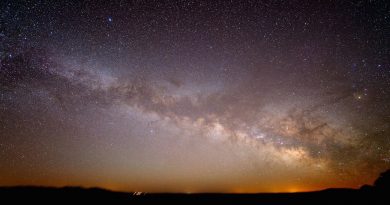 La Vía Láctea desde Utah, Estados Unidos