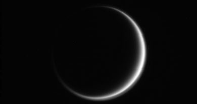 Imagen de Titán tomada por la sonda Cassini (10-marzo-2017)