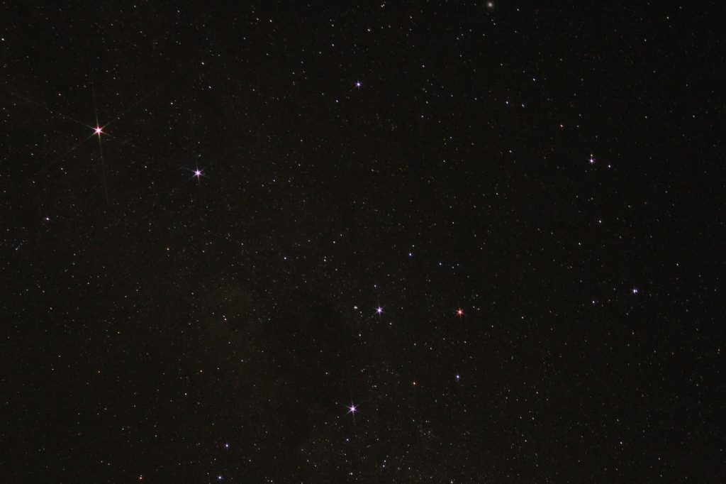 La constelación Cruz del Sur desde San Felipe, Chile