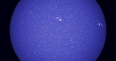 Foto del Sol tomada el 7 de marzo de 2017