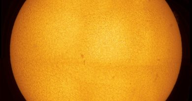 Foto del Sol tomada el 23 de marzo de 2017