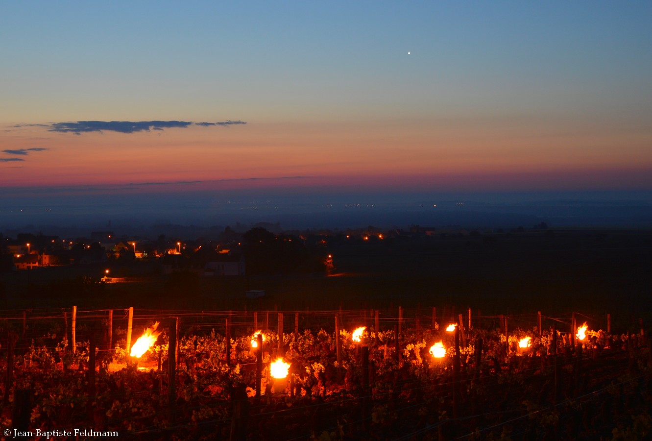 Venus al amanecer desde Borgoña, Francia