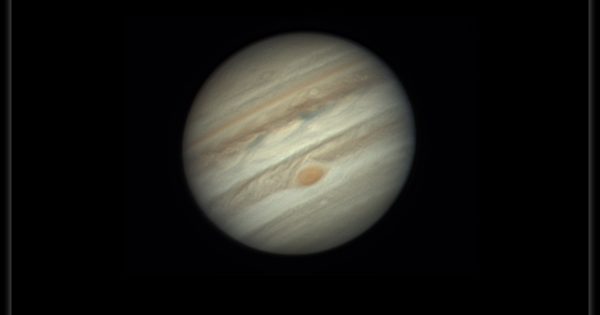 Foto de Júpiter tomada el 8 de abril de 2017