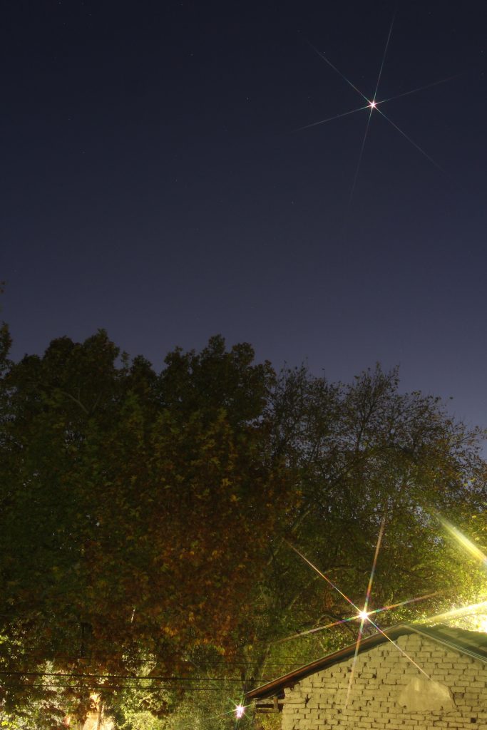 Foto de Venus desde San Felipe, Chile