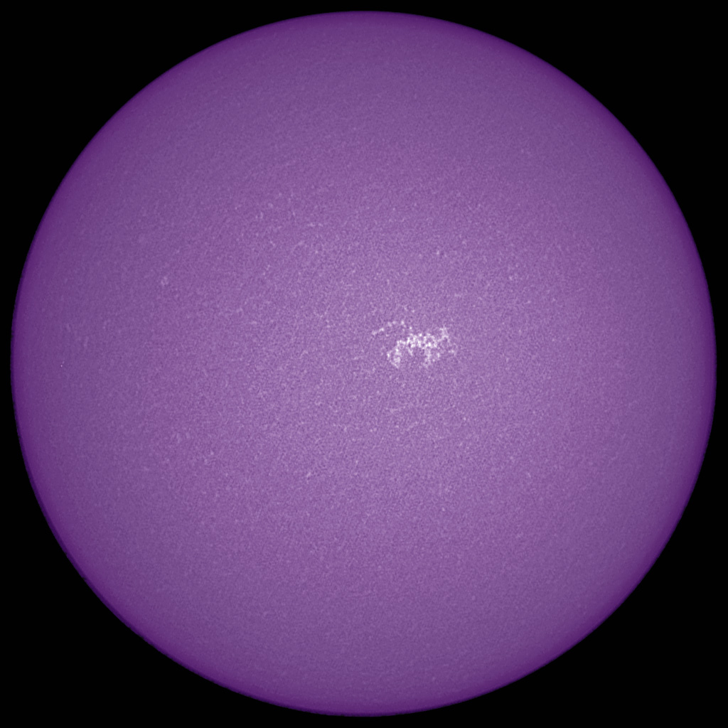 Imagen del Sol y la región activa 2648