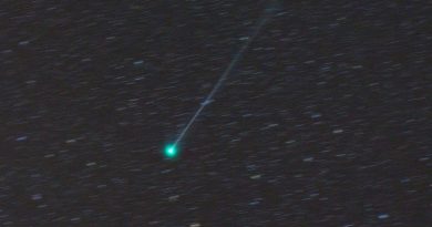 Foto del Cometa C/2017 E4 Lovejoy desde Japón