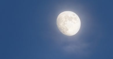 La Luna y Júpiter desde Inari, Finlandia