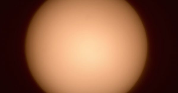 Imagen del Sol tomada desde Indiana, Estados Unidos