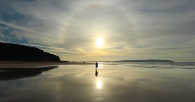 Halo solar desde Irlanda del Norte